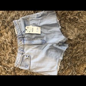 Zara high rise shorts